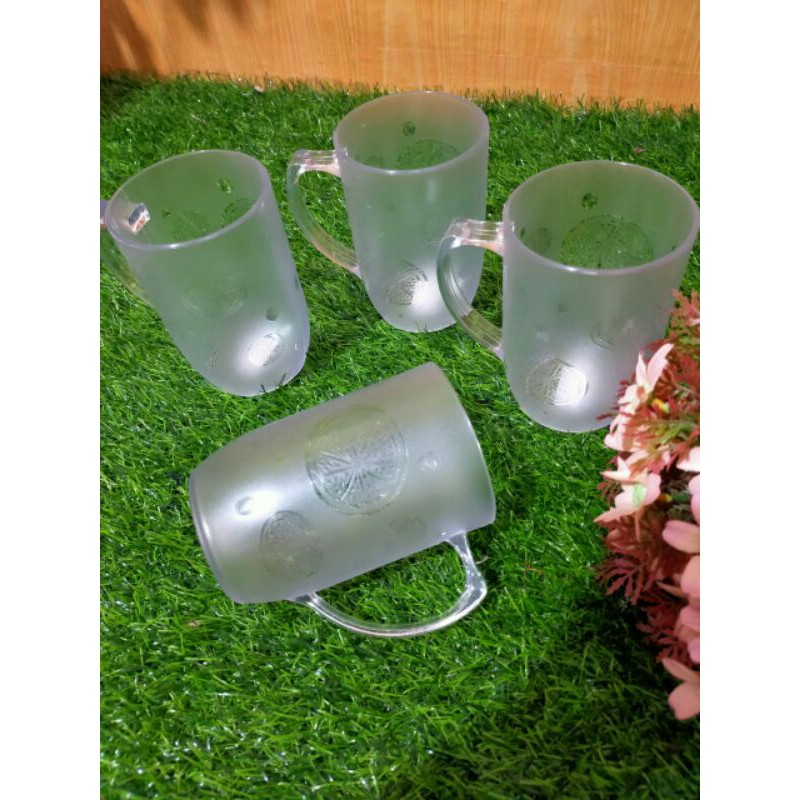 GELAS GAGANG PLASTIK MELAMIN ISI 4 PCS