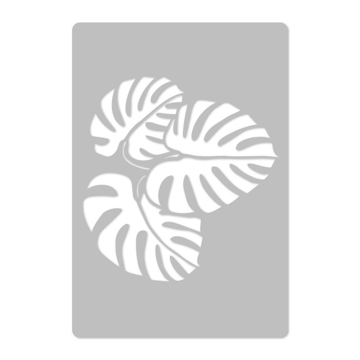 

Buruan Stencil Dinding Tropical Ketebalan 200 Micron Motif 4 Sale!!!