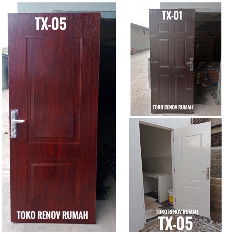 pintu baja sudah termasuk kusen + kunci pintu / pintu baja multidoor