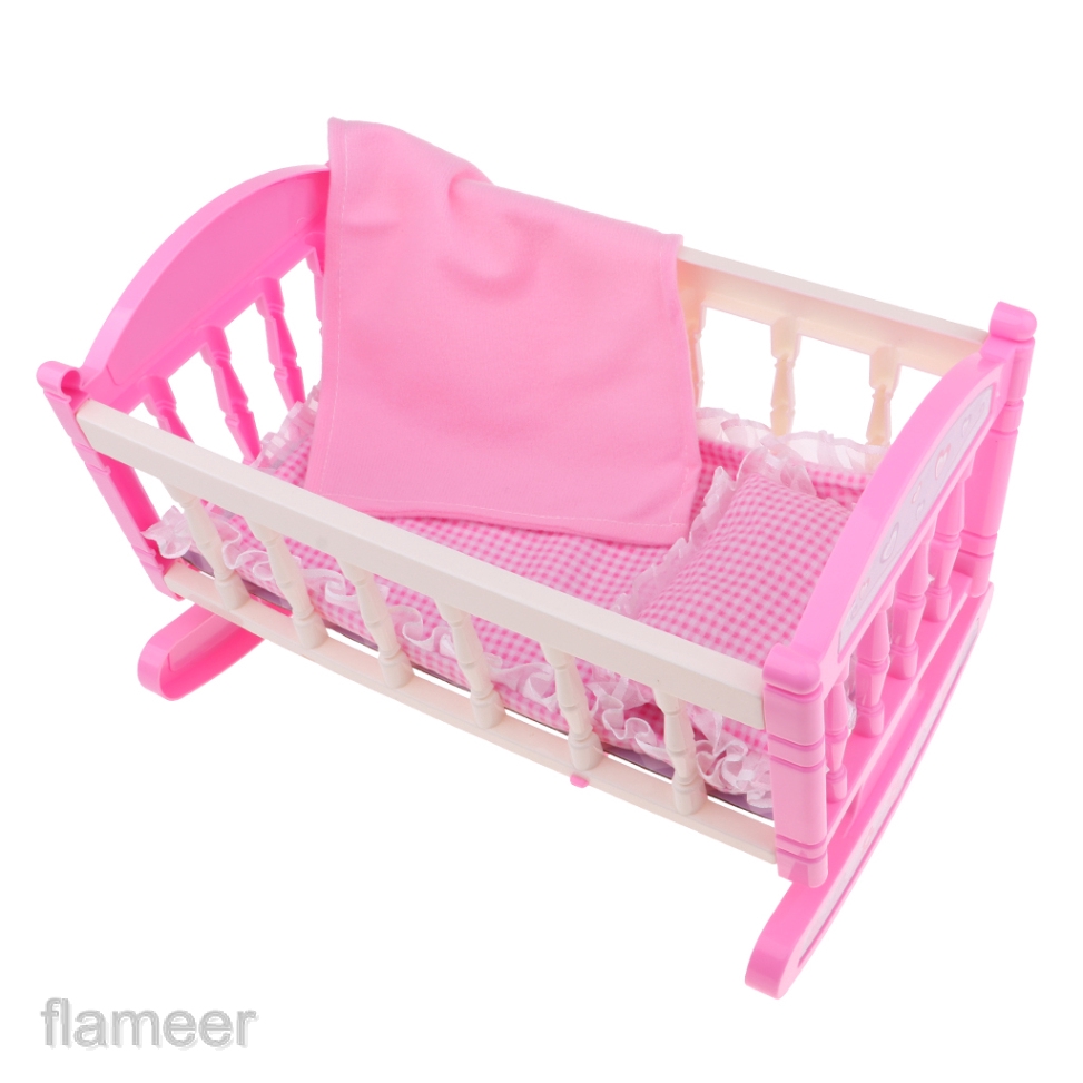 Takara Blythe Doll Furniture--The lovely Pink Bed 4 Pieces