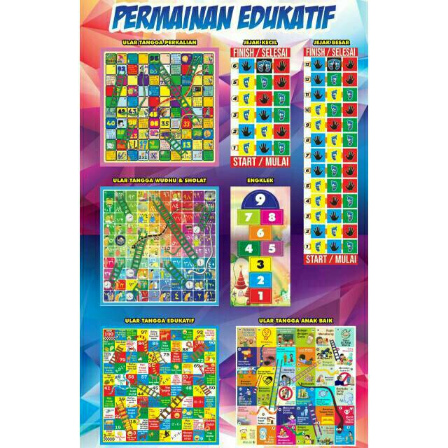 ULAR TANGGA JUMBO RAKSASA MAINAN ANAK EDUKASI