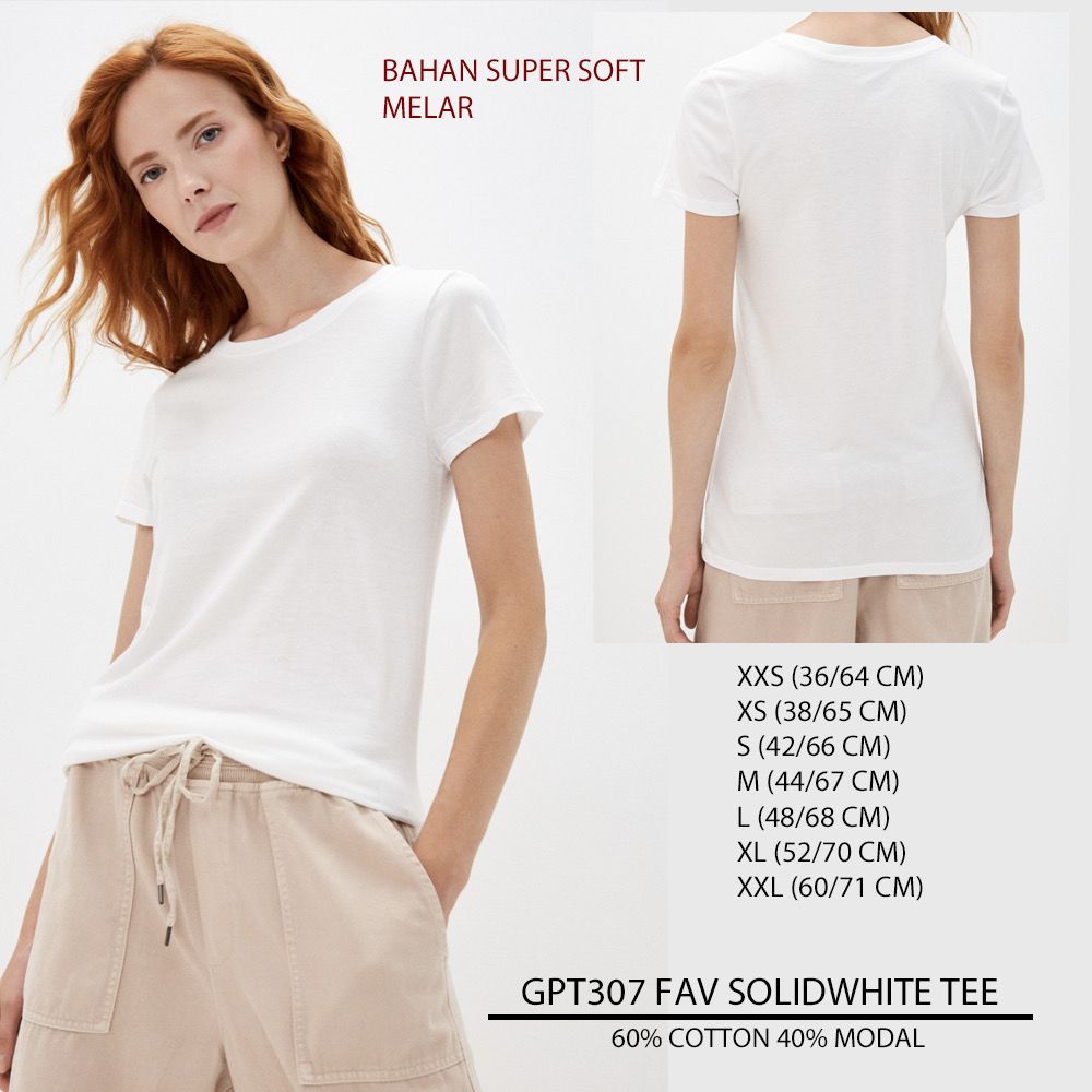 Atasan Kaos WanIta Lengan pendek (GPT307 GRAPHIC TEE)-6