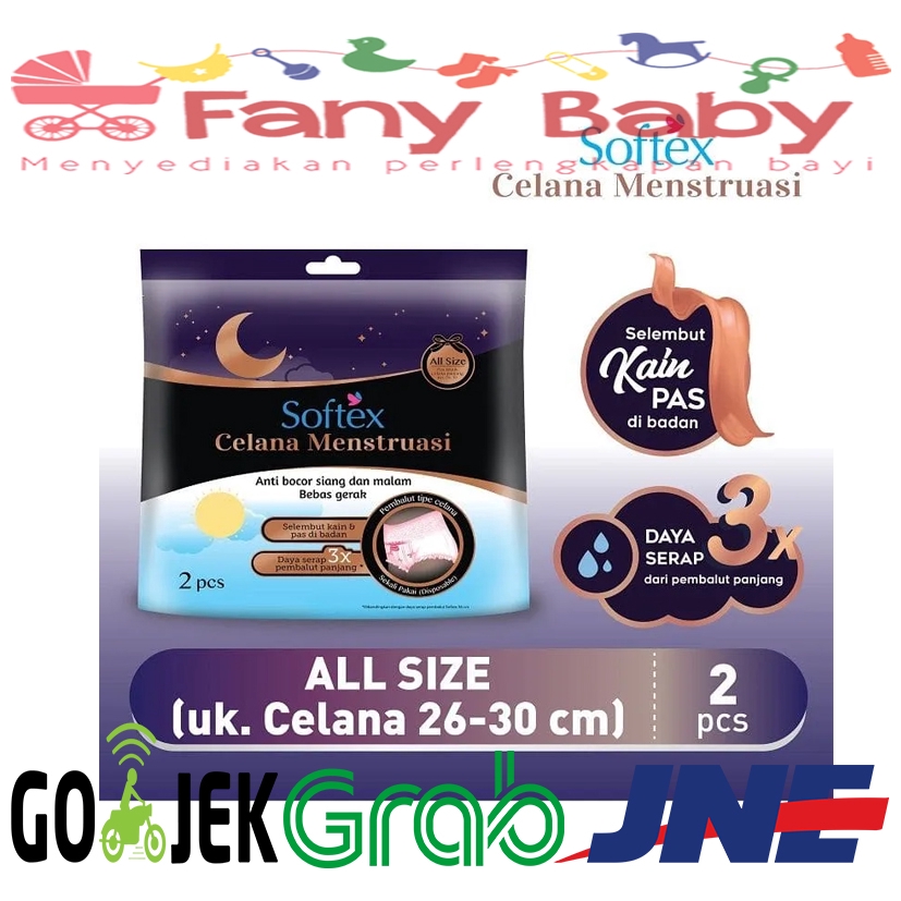 SOFTEX CELANA MENSTRUASI 2PCS