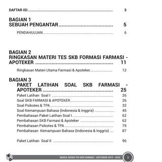 Terbaik Buku Cpns Modul Resmi Tes Skb Farmasi Apoteker 2019 2020 Shopee Indonesia