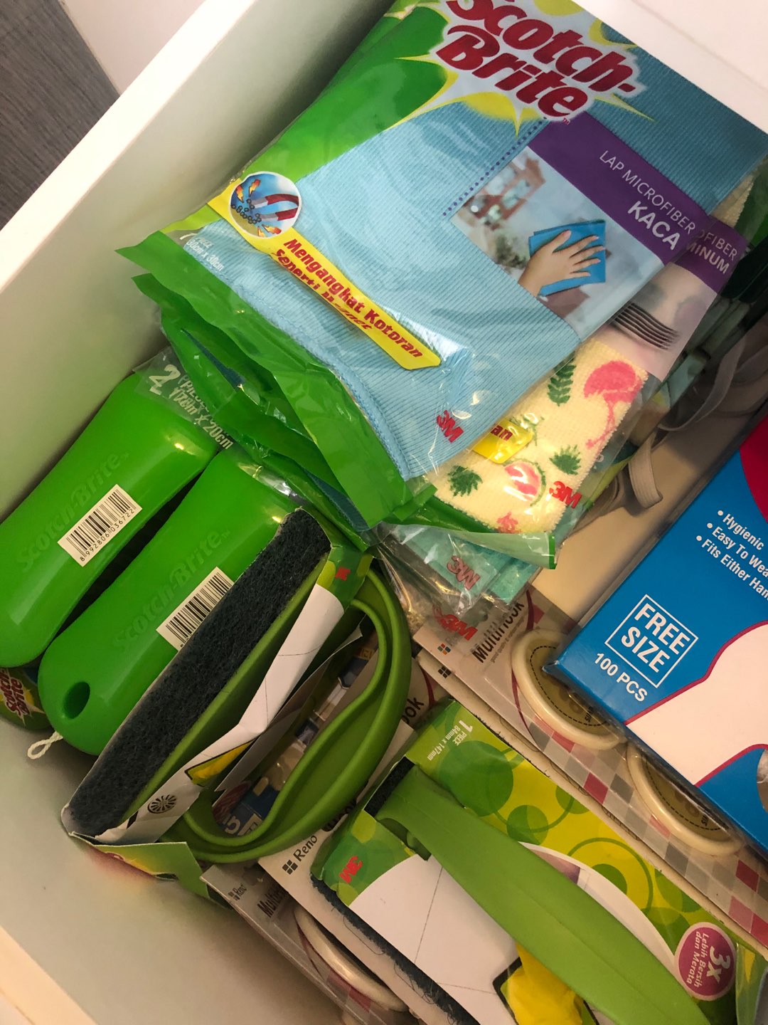 3m Scotch-brite Kain Lap Microfiber 30 X 30 Cm Alat Makan Kitchen Dish Cloth Kain Lap Dapur 3m-id-87