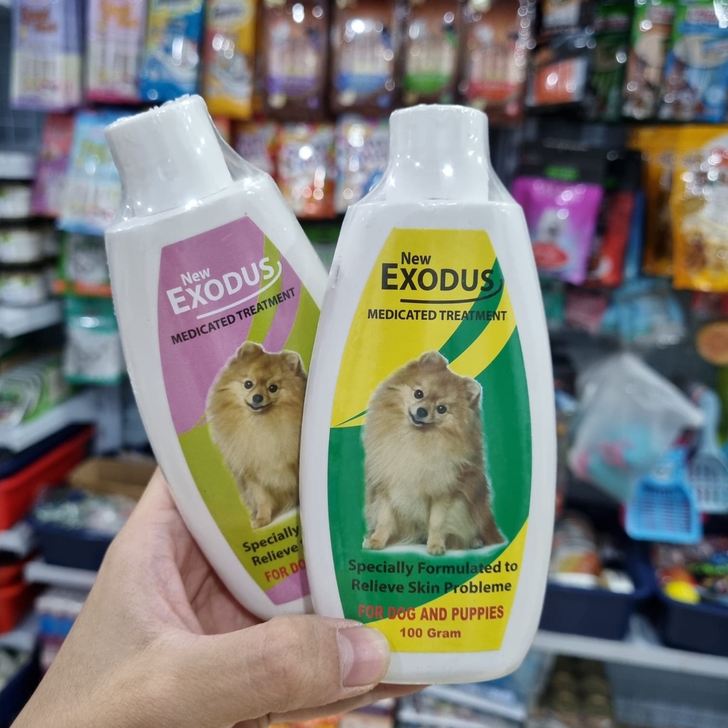 Bedak Wangi EXODUS DOG 100Gram Skin Care Body Powder Aroma