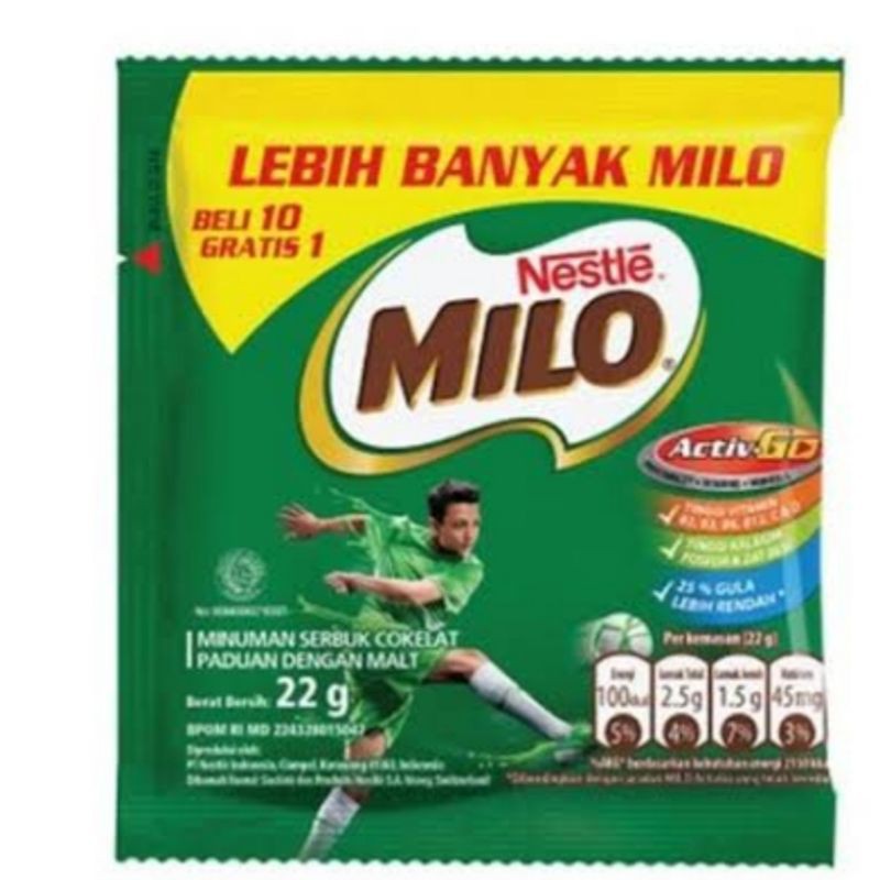 

susu milo sachet 22gr