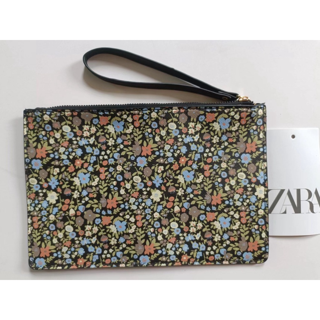 Clutch Z4ra Motif Bergambar Bunga/Motif Burung61#