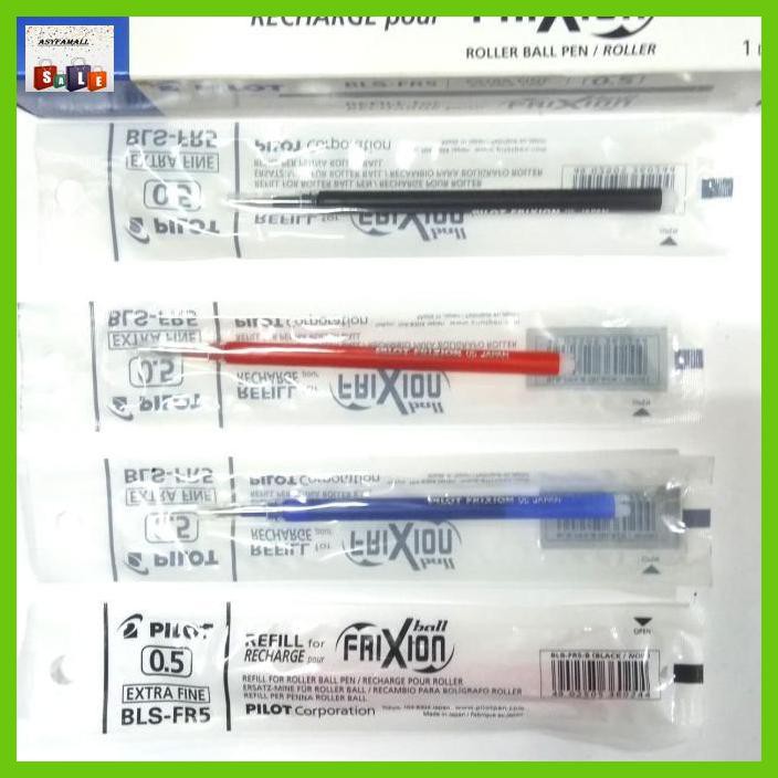 

Silutala- Refill Isi Ulang Ballpoint Pulpen Pen Pilot Frixion 0.5 / 0.7 Mm - Hitam -Ori.