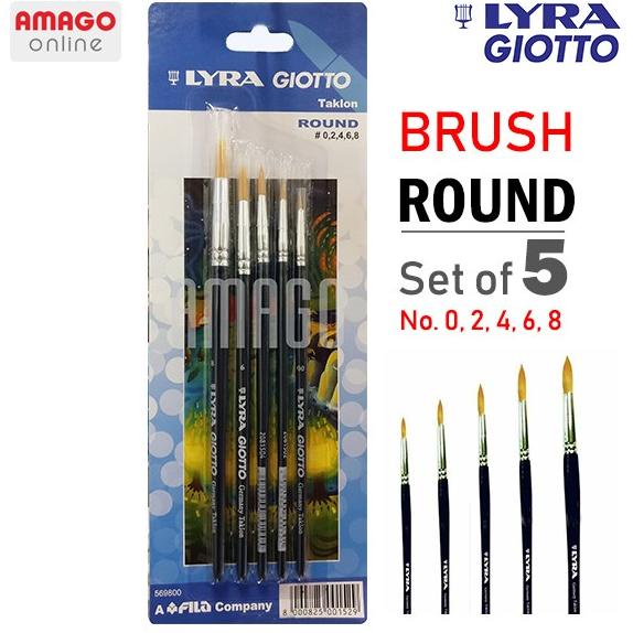 

Lyra Brush Set - Round - 00, 02, 04, 06, 08 - Blue Label - 569800