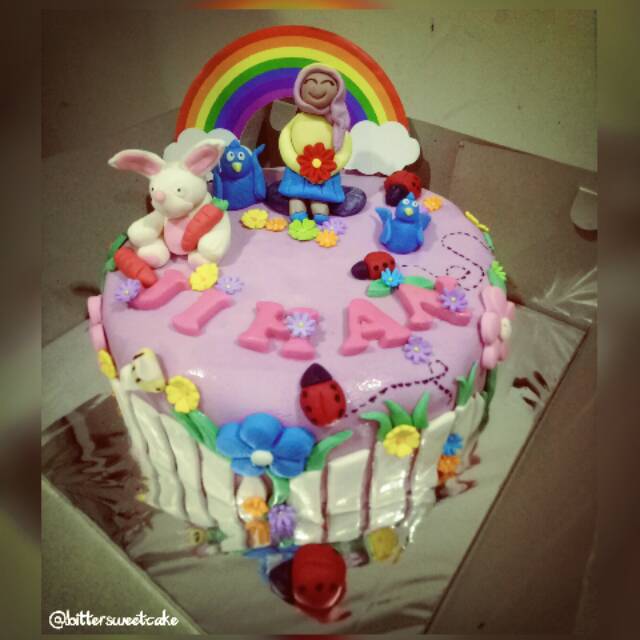

Kue ulang tahun dengan fondan