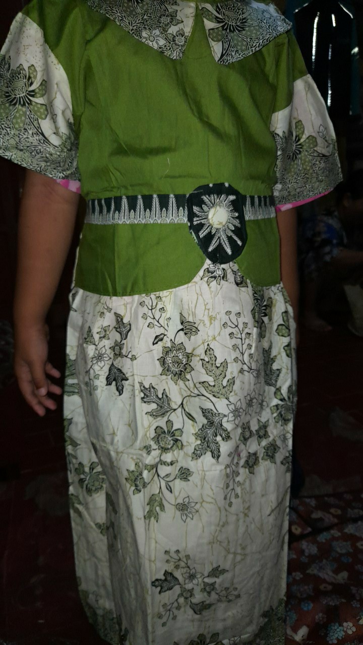 Dress Terusan 057 079 107 204 Batik Gaun Anak Melina Seragam Keluarga Katun