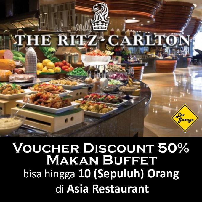 Jual Produk Terbaik] Voucher Makan Buffet Ritz Carlton Jakarta Kuningan