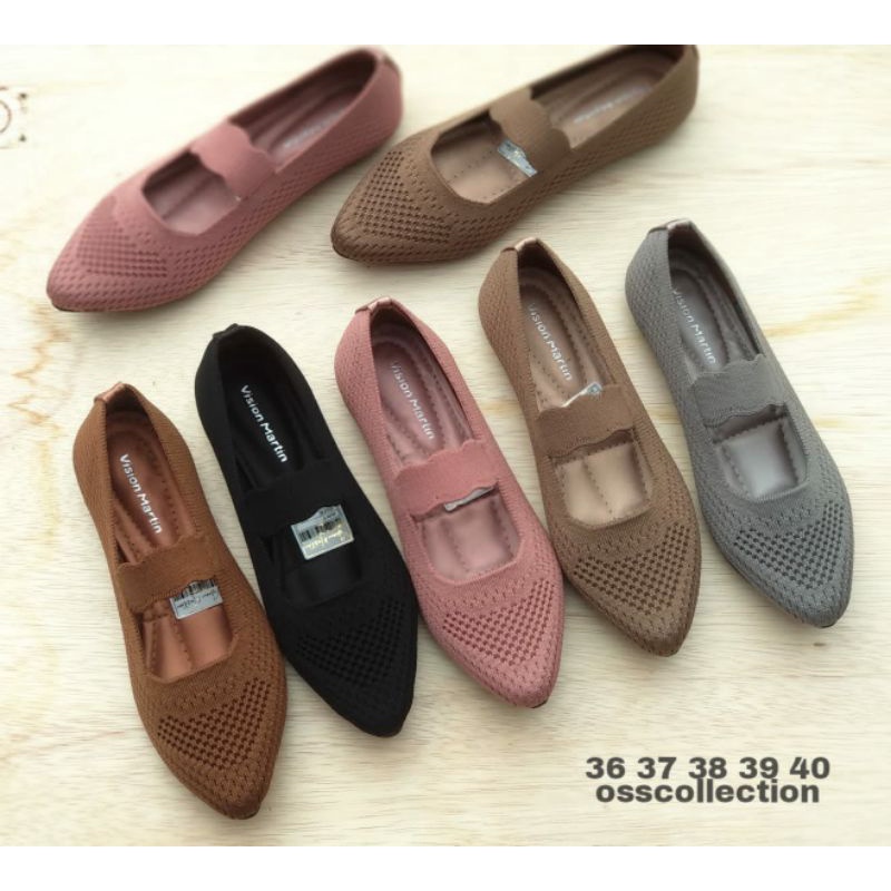 FLAT SHOES RAJUT RAJUT BY OSS COLLECTION