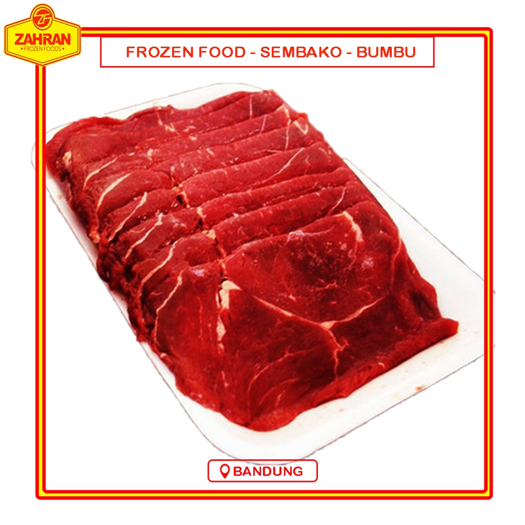 

Beef Slice Non Fat 500Gr Daging Sapi Grill Shabu Murah Bandung