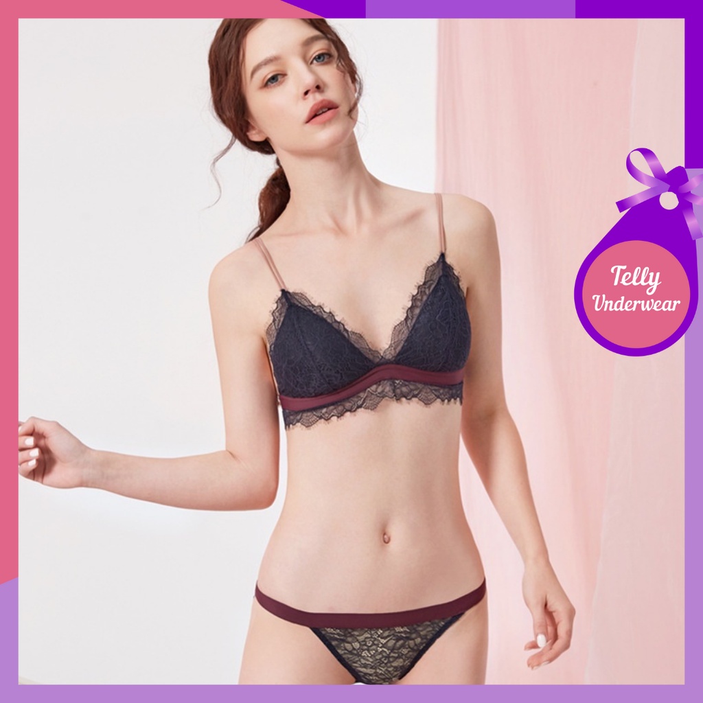 TELLY ➡️ 151 PREMIUM Japan Quality Seamless Sport Push Up Bra Murah Pakaian