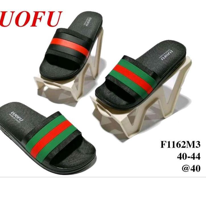 (LANGSUNG ORDER) Sandal pria kokop luofu Sandal jelly karet pria Sandal pria sandal luofu import siz