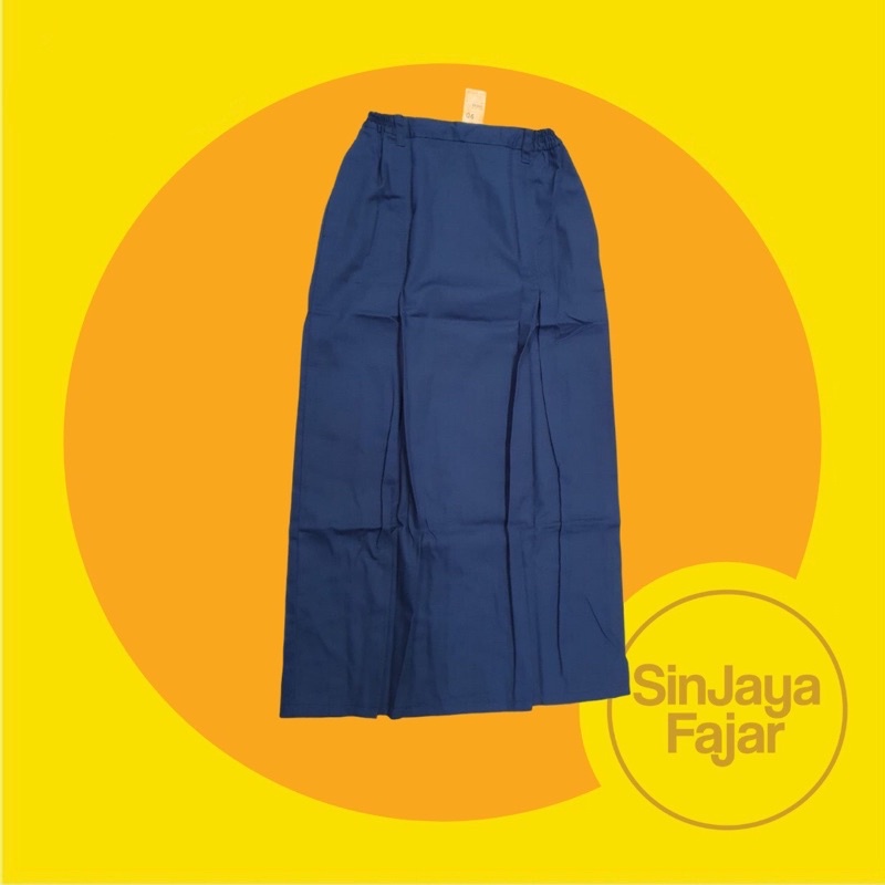 Rok Span Biru SMP Seragam Sekolah FAJAR