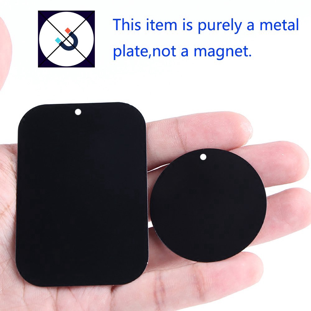 Universal Metal Plate Disk for Magnetic Phone Car Mount Holder Cradle iron Sticker with Adhesive