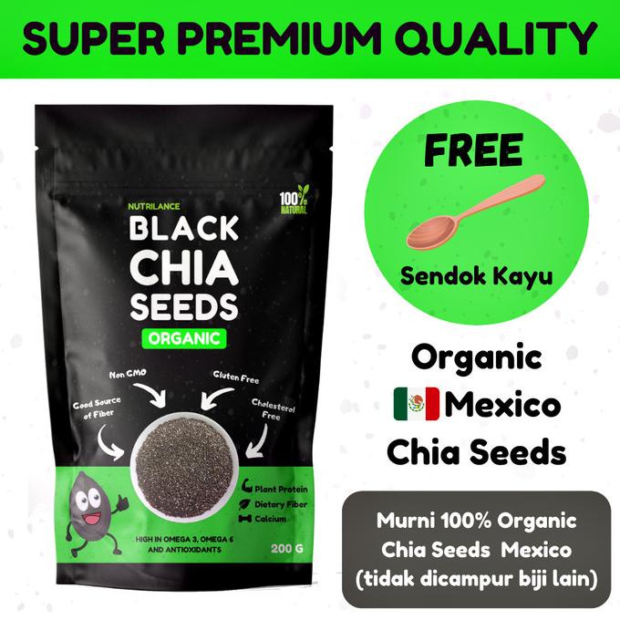 

TERMURAH Super Premium Chia Seed Mexico Organic 100% Murni AP043