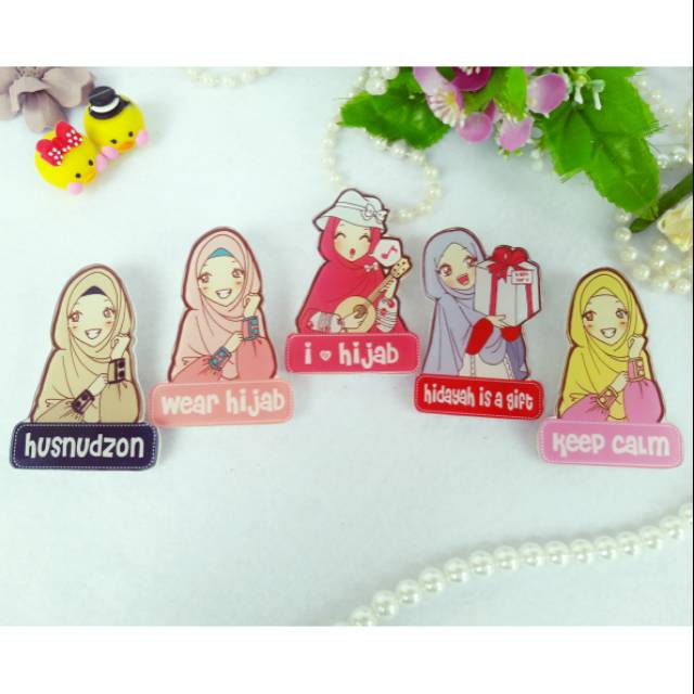 Ganci unyu muslimah - READY Bros unyu muslimah Pin unyu