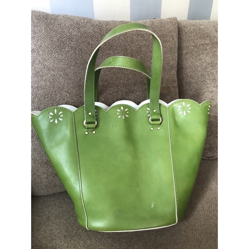 tas kate spade tote olive green