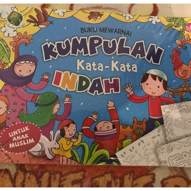 Buku Mewarnai Kaligrafi Indah