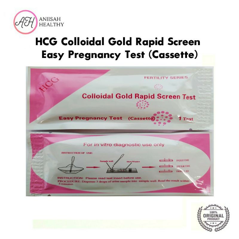 Testpack HCG Cassette &gt; Easy Pregnancy Test &gt; Tes Hamil &gt; Tes Kehamilan &gt; Akurat &gt; Testpack