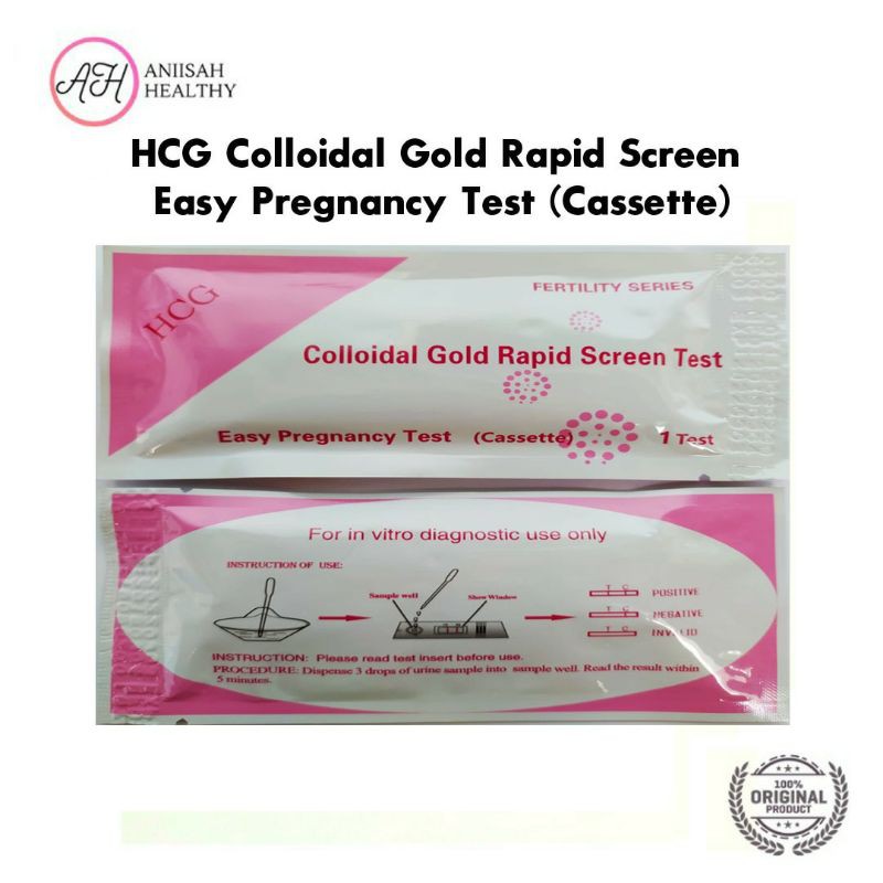 Testpack HCG Cassette &gt; Easy Pregnancy Test &gt; Tes Hamil &gt; Tes Kehamilan &gt; Akurat &gt; Testpack