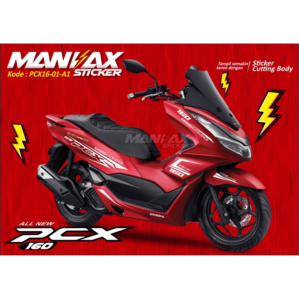 Sticker PCX Striping PCX Sticker Cutting PCX 160
