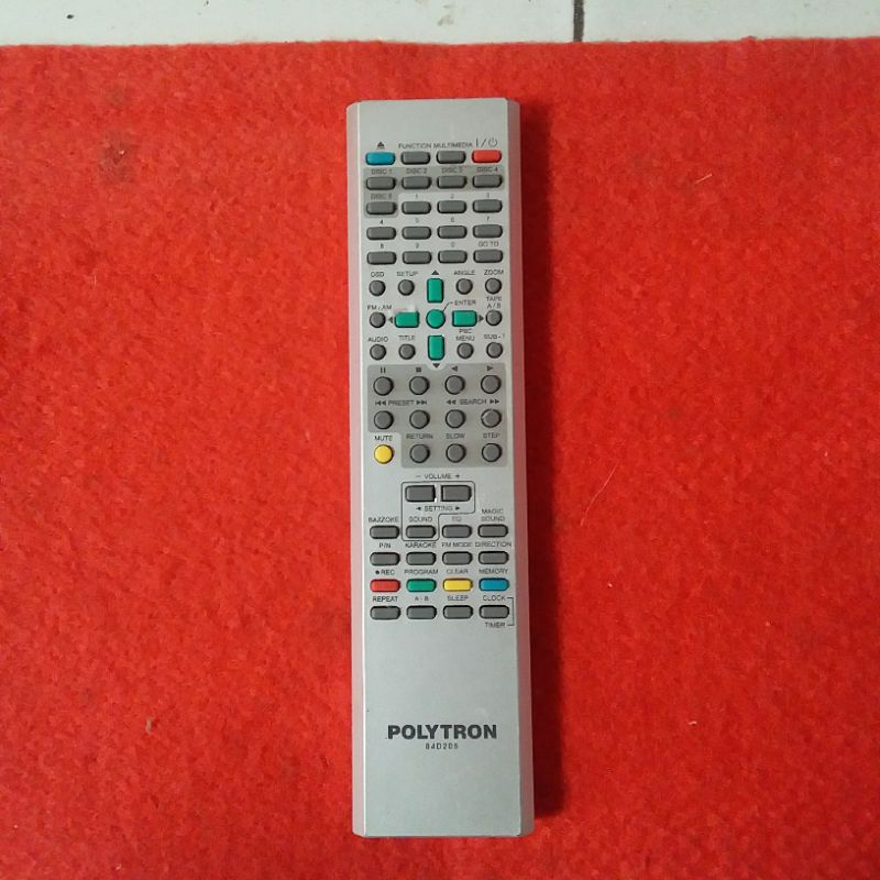 REMOTE BIG COMPO POLYTRON SERI 84D205 ORIGINAL