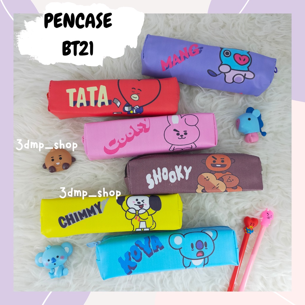 pencase kotak tempat pensil bt21