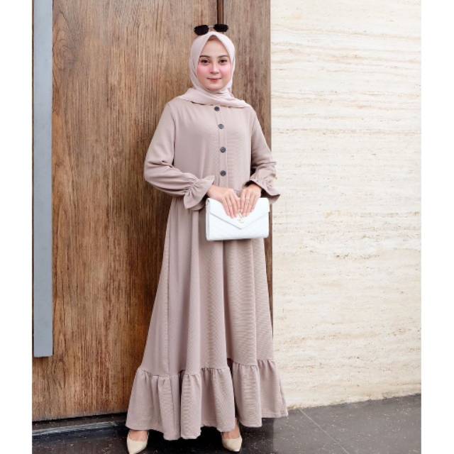 Gamis Tweny Dress Maxy l Gamis Remaja | Moscrepe Premium