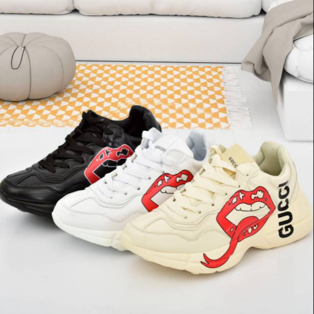 Gucci Rhyton Sneakers ( 1808 )
Quality Semi Premium 1:1
Material Faux Leather