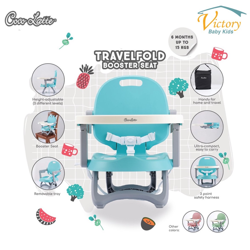 Cocolatte Travelfold Booster Seat - Kursi Makan Bayi
