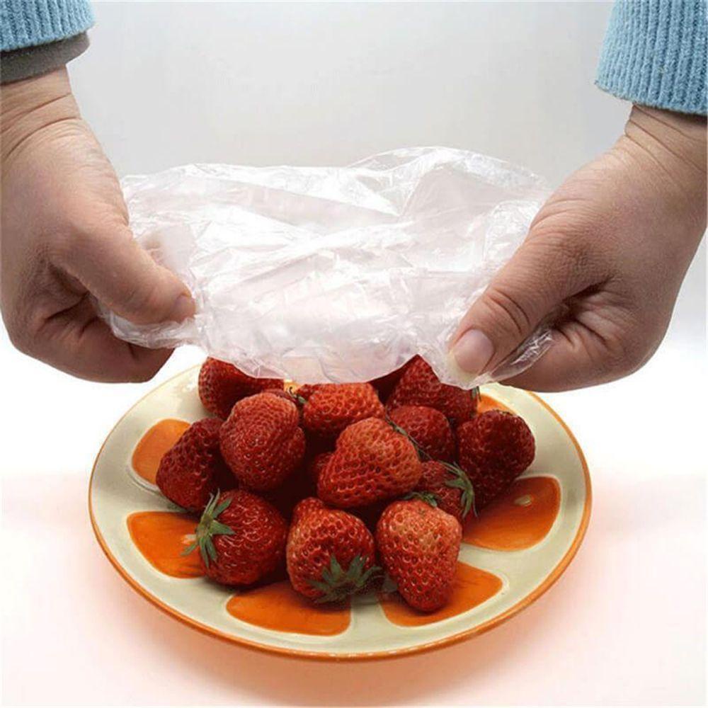 TOP Bowl Cover Reusable 100Pcs Food Fresh Reusable Stretch Suction Bulat Persegi Tutup Silikon