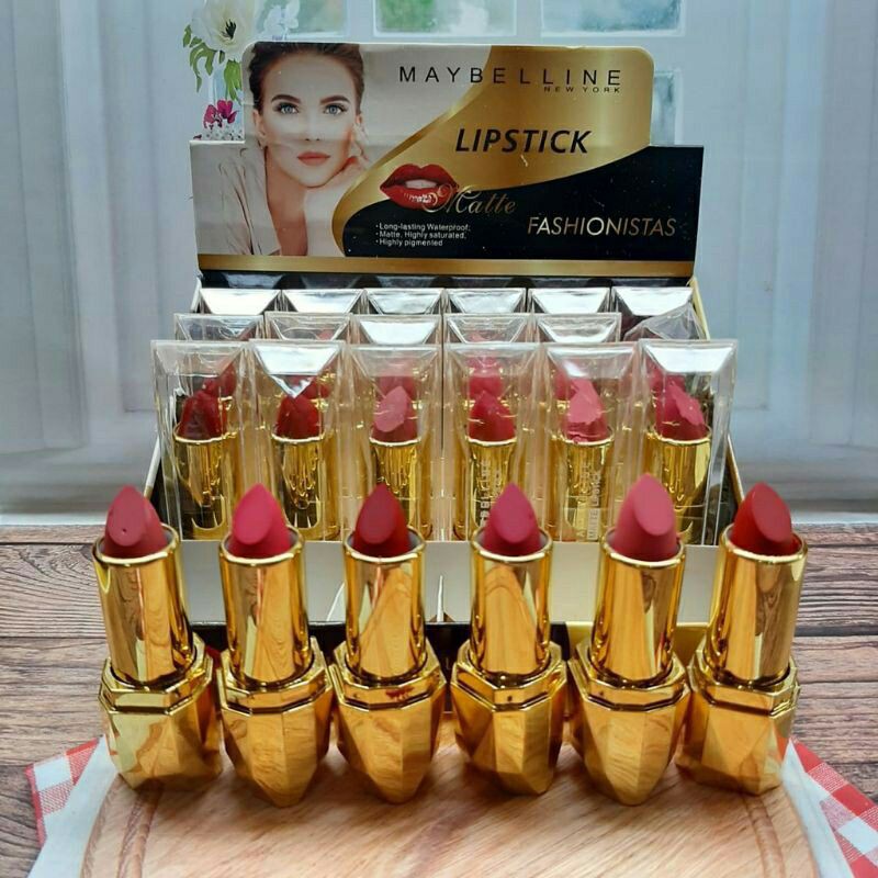 LIPSTICK MAYBELLINE FASHIONITAS NO:HH3026 12PCS