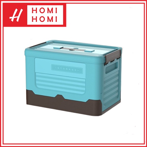 HomiHomi Kotak Penyimpanan Baju Plastik Box Container Lipat Serbaguna Portable Box Container Organizer BC001