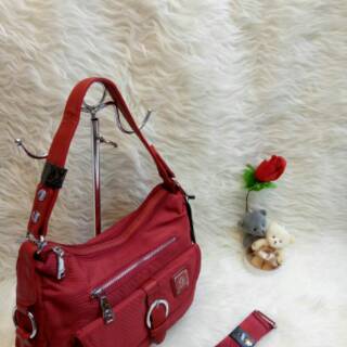  Tas  selempang wanita junfa  8191 96 bahan kanvas tas  import 