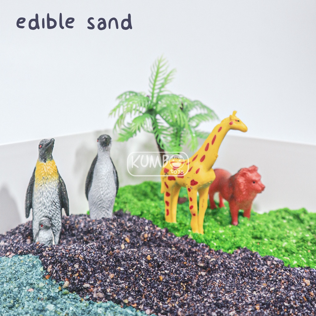 Mainan Edukasi Anak Pasir Edible Sand Montessori Play