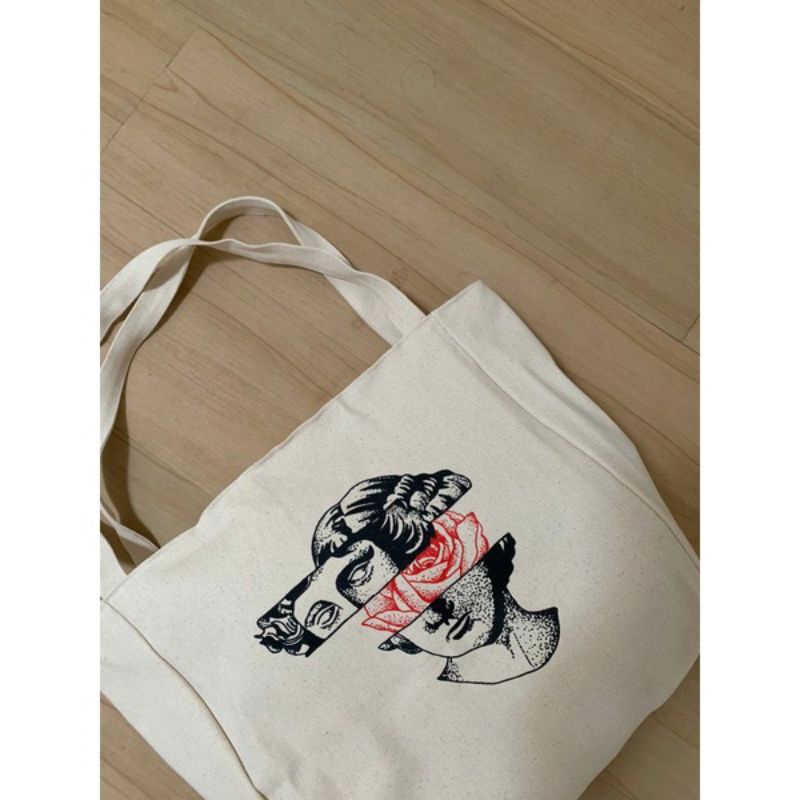 Hippy Tote bag LYOD | Tote bag kanvas premium | Tote bag reslesting | Tote bag aesthetic | Tote bag 