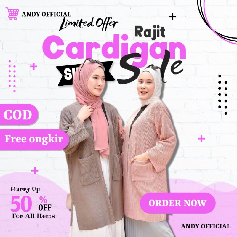 Cardigan Kardigan Cardi Gardigan Crdigan Pakaian Rajut Tebal Panjang Korea Korean Style Wanita Cewek