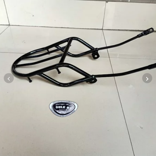 rak bagasi belakang yamaha dt100 hitam tebal