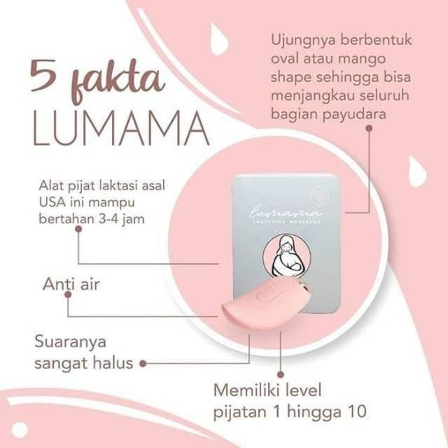 Lumama Lactation Massager- Alat Pijat Pelancar Asi