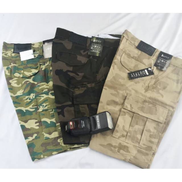 CELANA PENDEK KARGO THE ORINAL OUTFIT BAHAN AMERICAN TWILL FROM BANDUNG YANG LAGI HITS