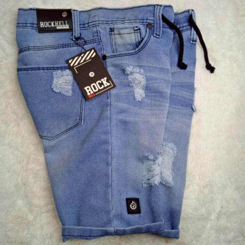 Ripped Celana Jeans Sobek Wisker