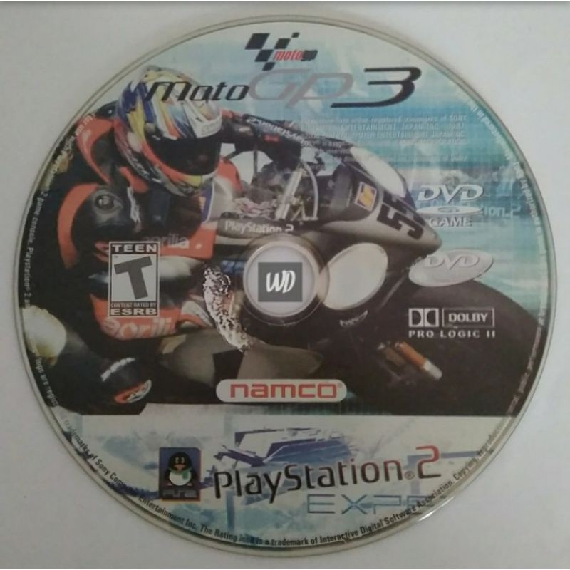 Kaset CD PlayStation 2 PS2 MOTOGP 3
