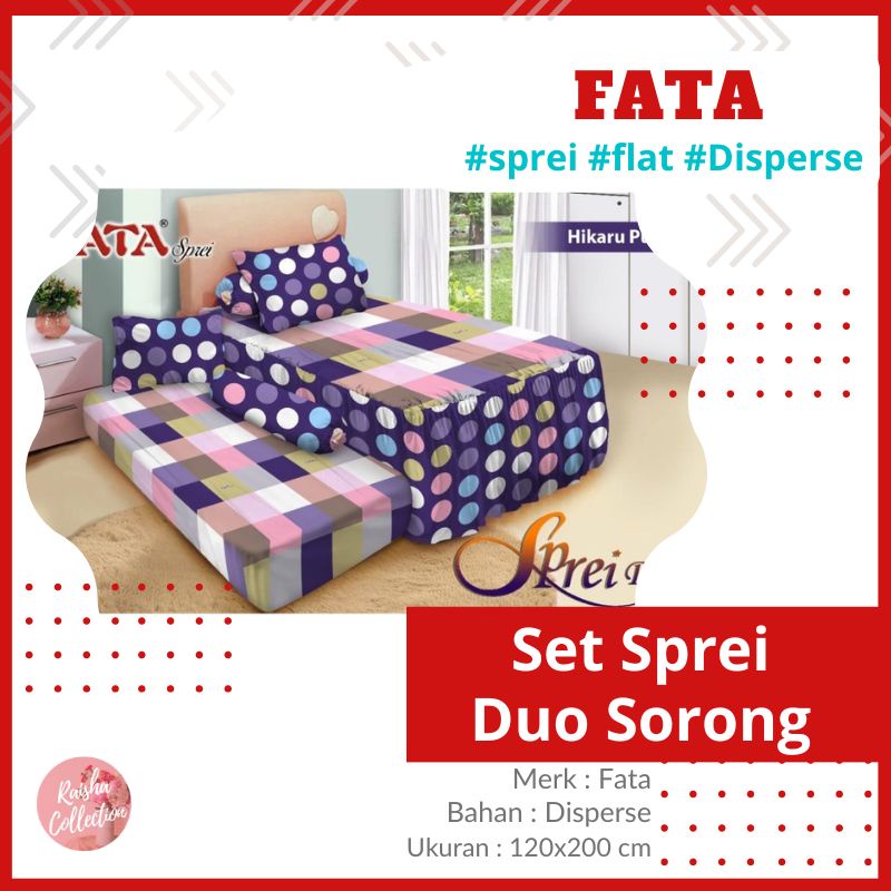 RC SPREI DUO SORONG FATA BANYAK MOTIF HARGA MURAH