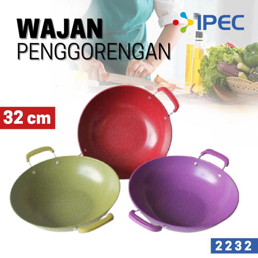 Wajan Marble Penggorengan Anti Lengket 32cm 2232/2234