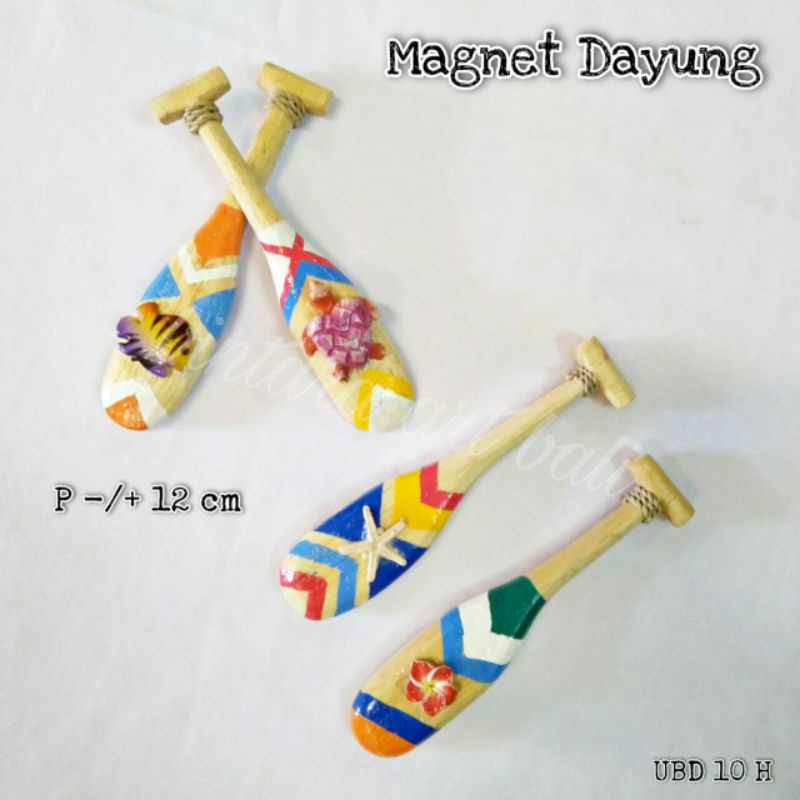 magnet kulkas kayu tempelan kulkas murah bali cantik hiasan kulkas souvenir magnet bali murah